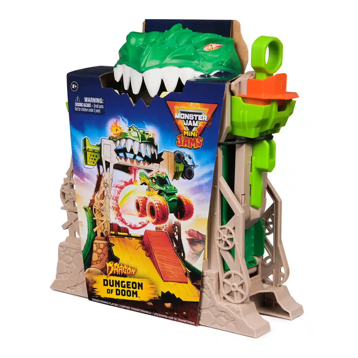 Monster Jam صغير Dungeon Of Doom Playset
