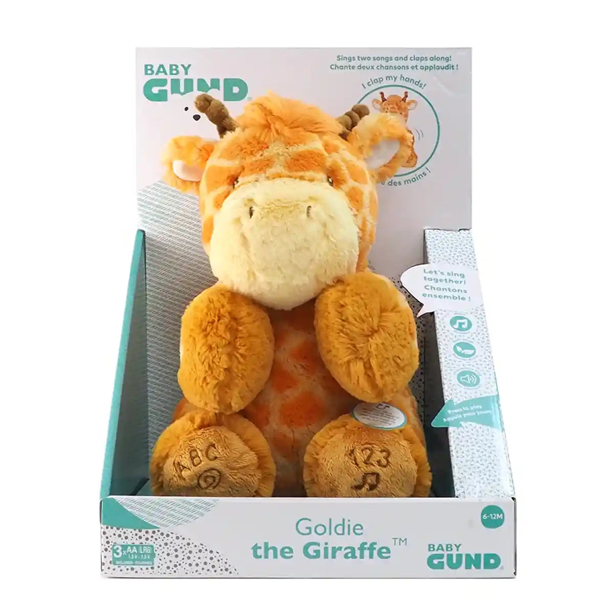 GUND Goldie Giraffe Animated - Kiddy Zone