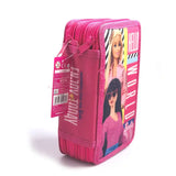 Barbie 3 Zippers Pencil Case