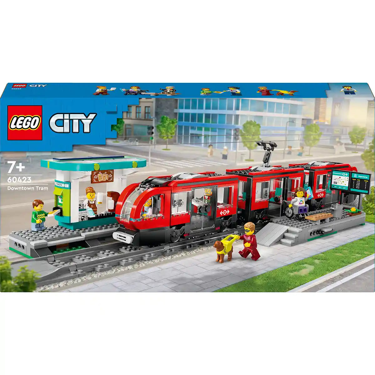 LEGO (ليغو) 60423 Downtown Streetcar and Station