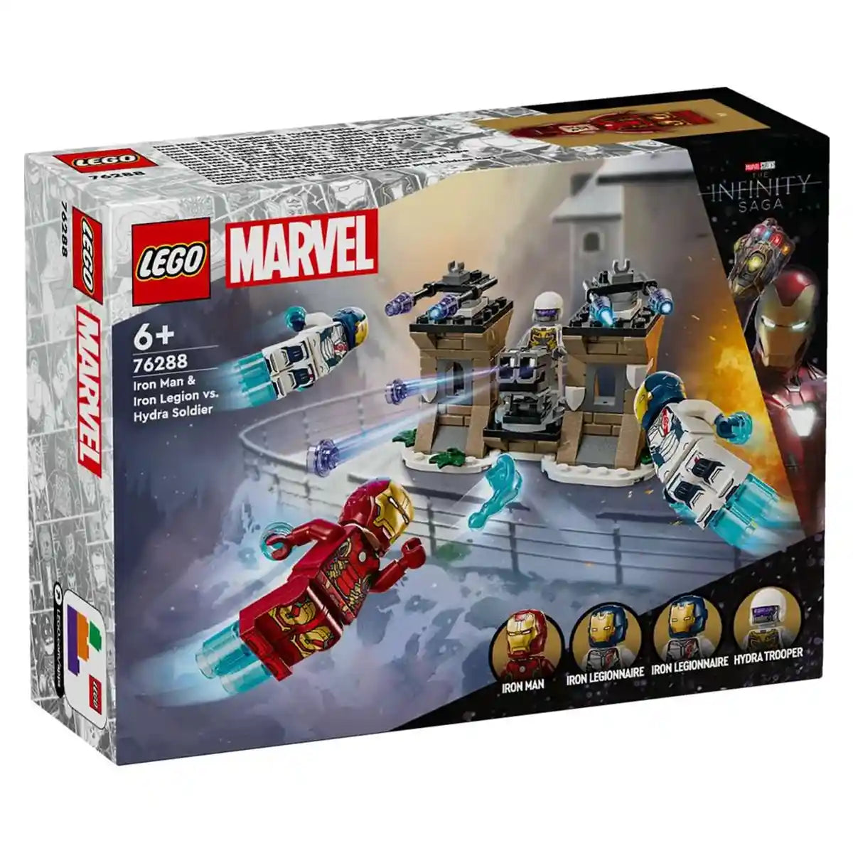 LEGO Marvel 76288 Iron Man & Iron Legion vs. Hydra Soldier