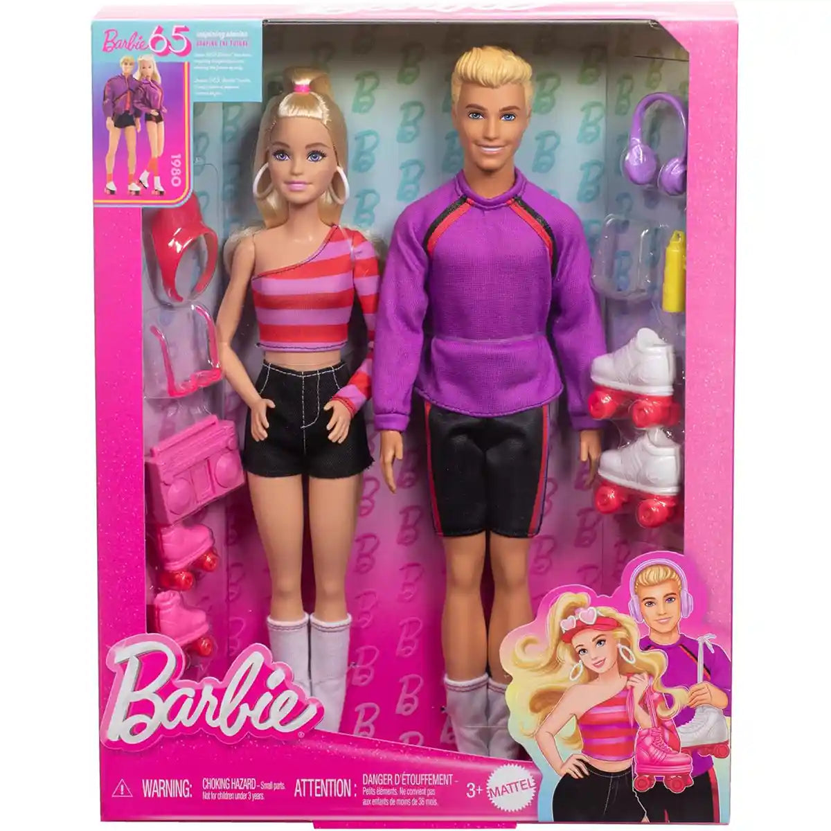 Barbie & Ken Fashionistas 2-pack