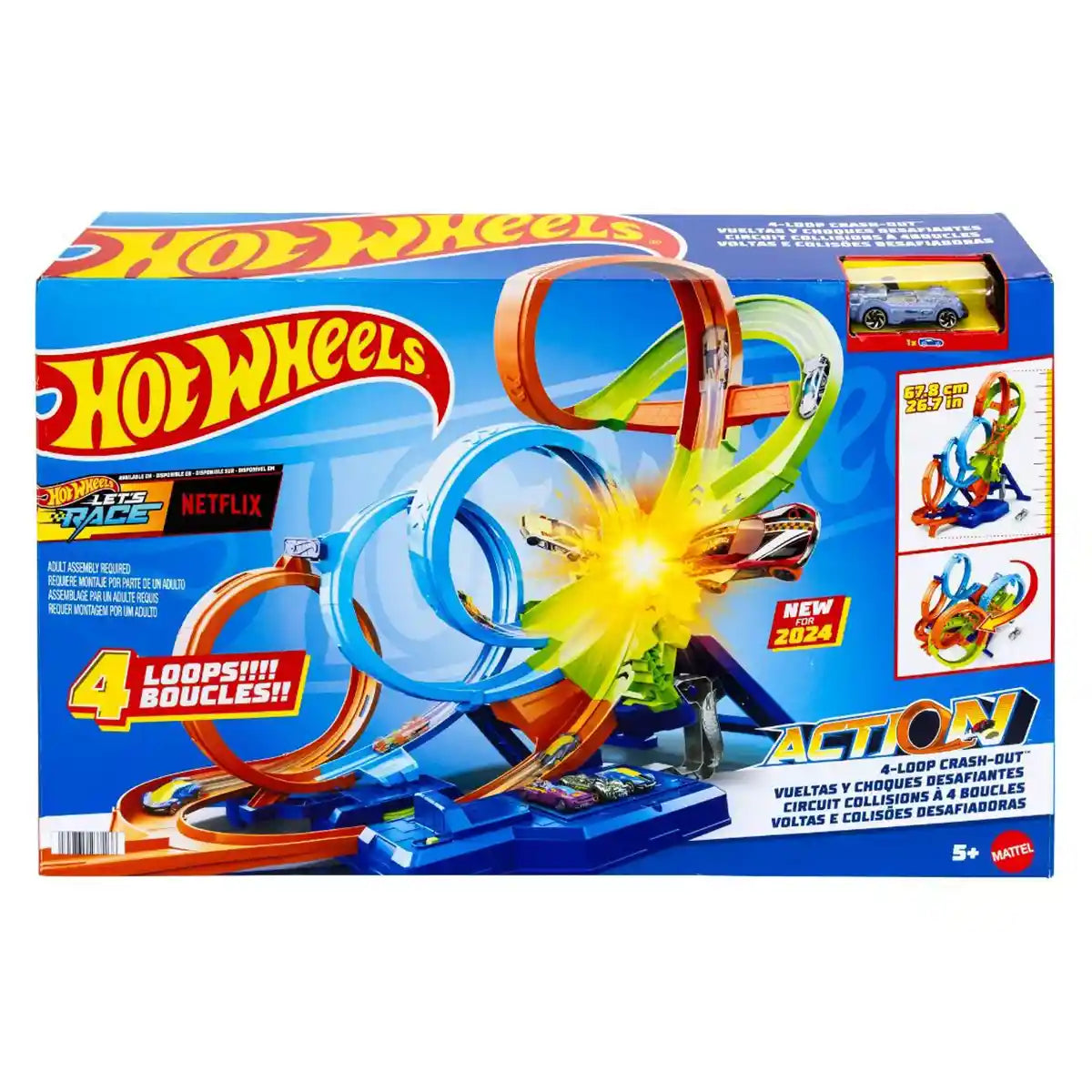 Hot Wheels Action Endless Loop Boosted Set