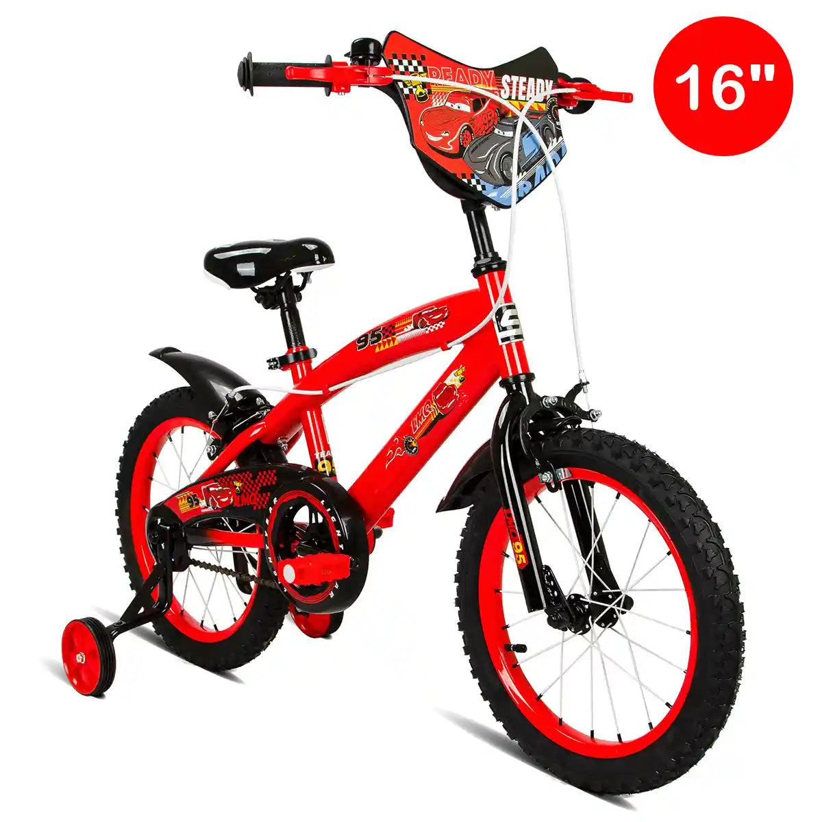 Spartan 16" Disney Cars Bicycle - Kiddy Zone