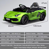 R/C LICENSED LAMBORGHINI AVENTADOR SVJ - GREEN