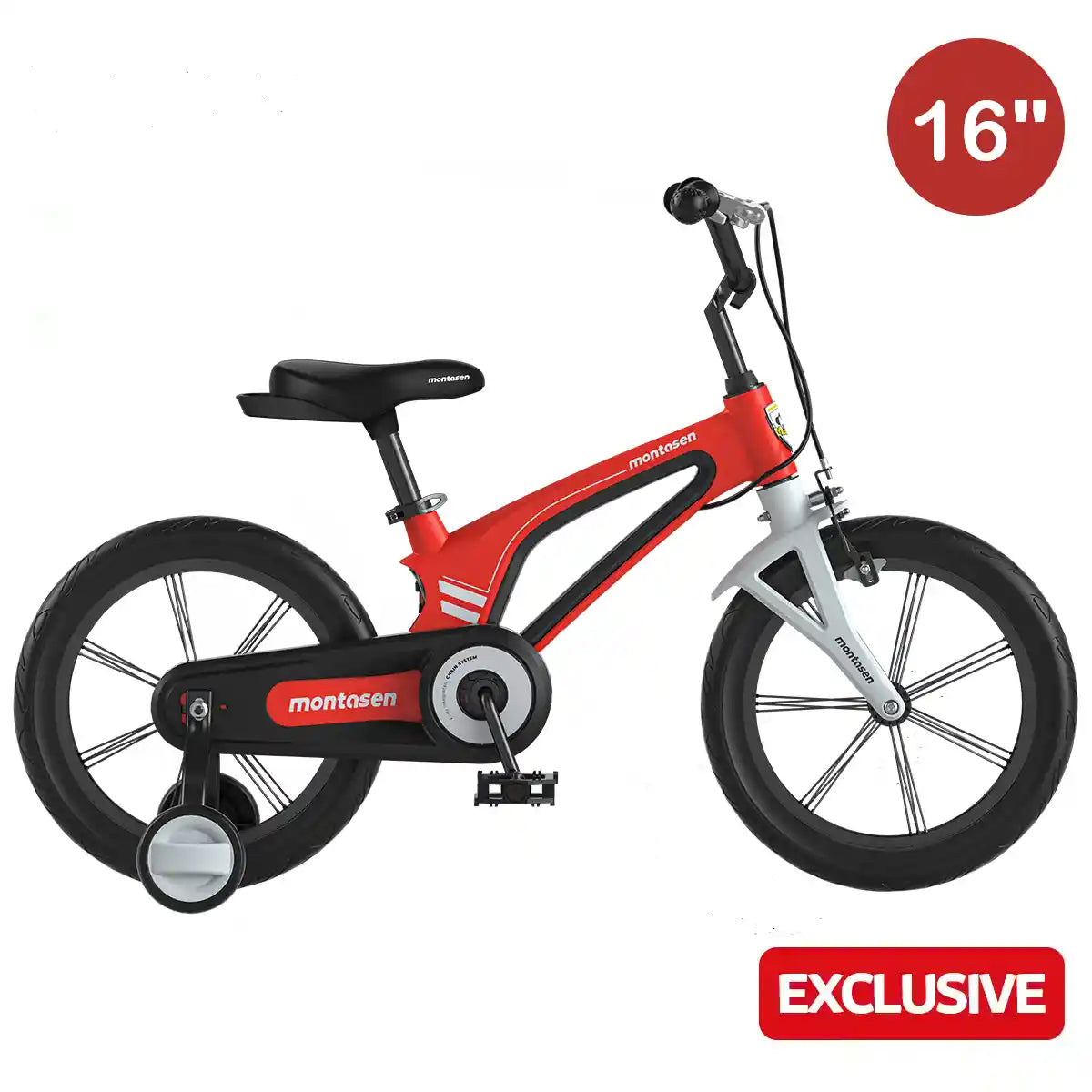 Montasen 16'' Magnesium Children Bike M-F800 RED
