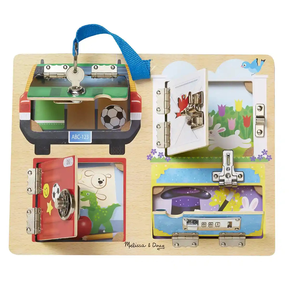 Melissa and Doug Locks & Latches Board