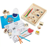 Md Paw Patrol Wooden Stamps Activity Set