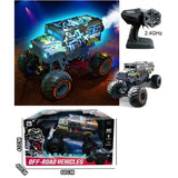 R/C 1: 8 4WD Bus PVC light spray car (including electricity)