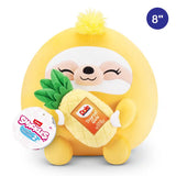 Snackles-Plush 8"-Series 2-Plush 8" Sloth & Dole (Pinapple) - Kiddy Zone