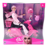 Fulla Doll with Pink Motorbike Set