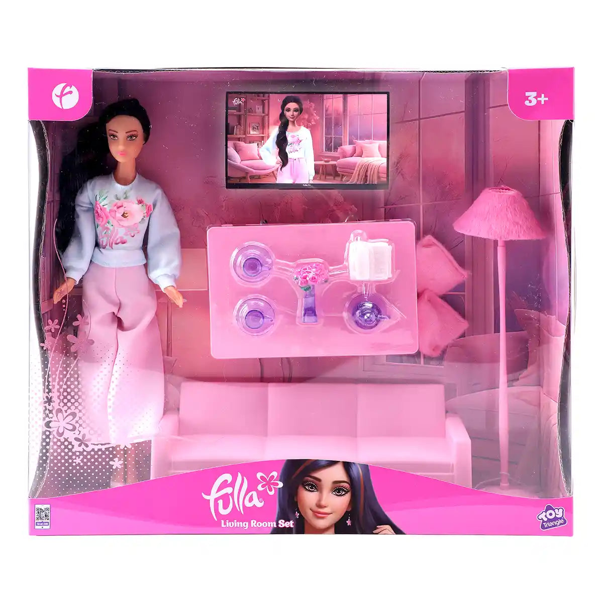 Fulla Doll with Living Room Set
