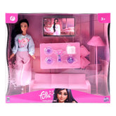 Fulla Doll with Living Room Set