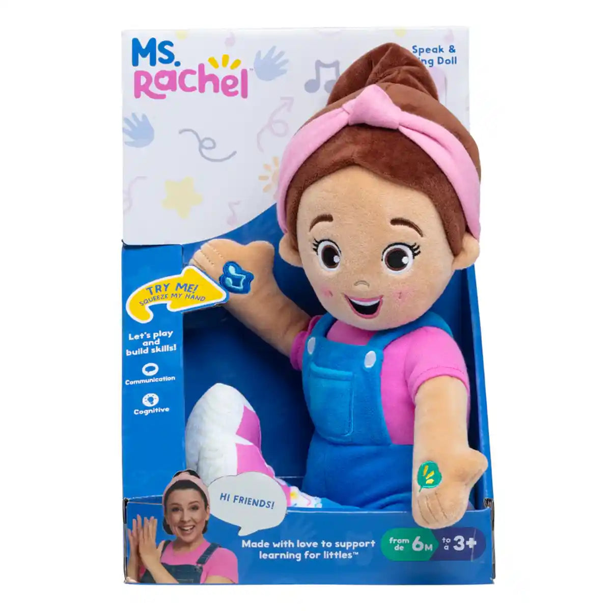 Ms. Rachel Speak & Sing Doll Rachel - Kiddy Zone