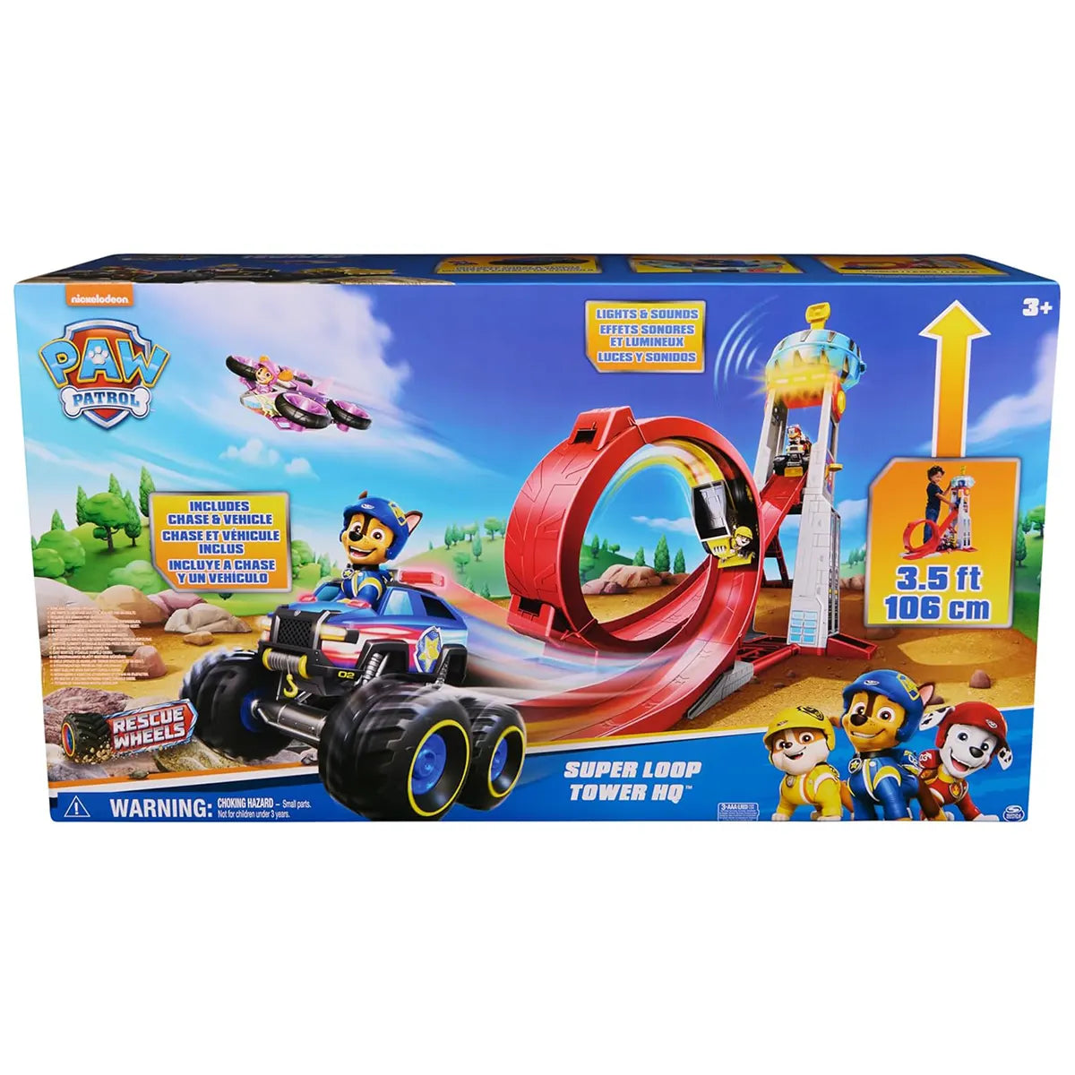 Paw Patrol Rescue Wheels Super Loop Tower HQ - Kiddy Zone
