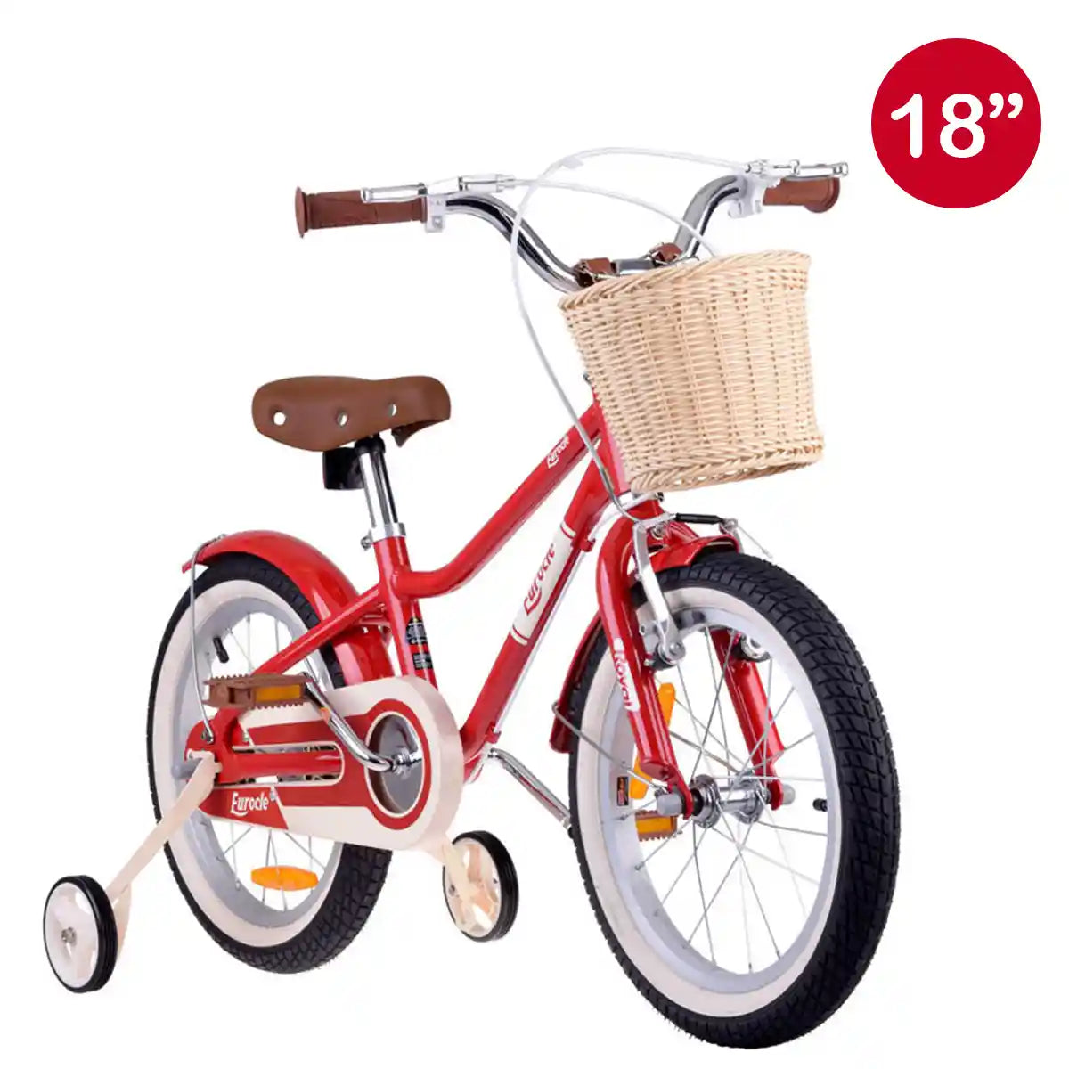 Children Bicycle Eurocle Red 18"