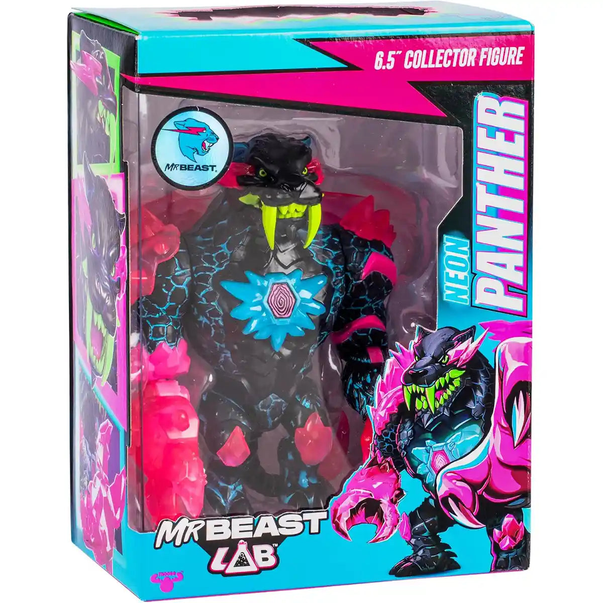 Mrbeast Lab W2 Collector Figure Neon Panther - Kiddy Zone