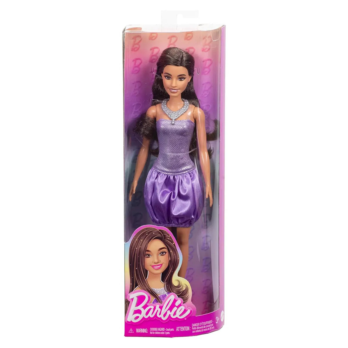 Barbie Fashionistas Doll - Purple Bubble Hem - Kiddy Zone