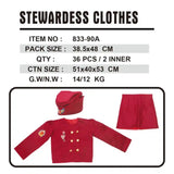 Flight Attendant Costume Uniform