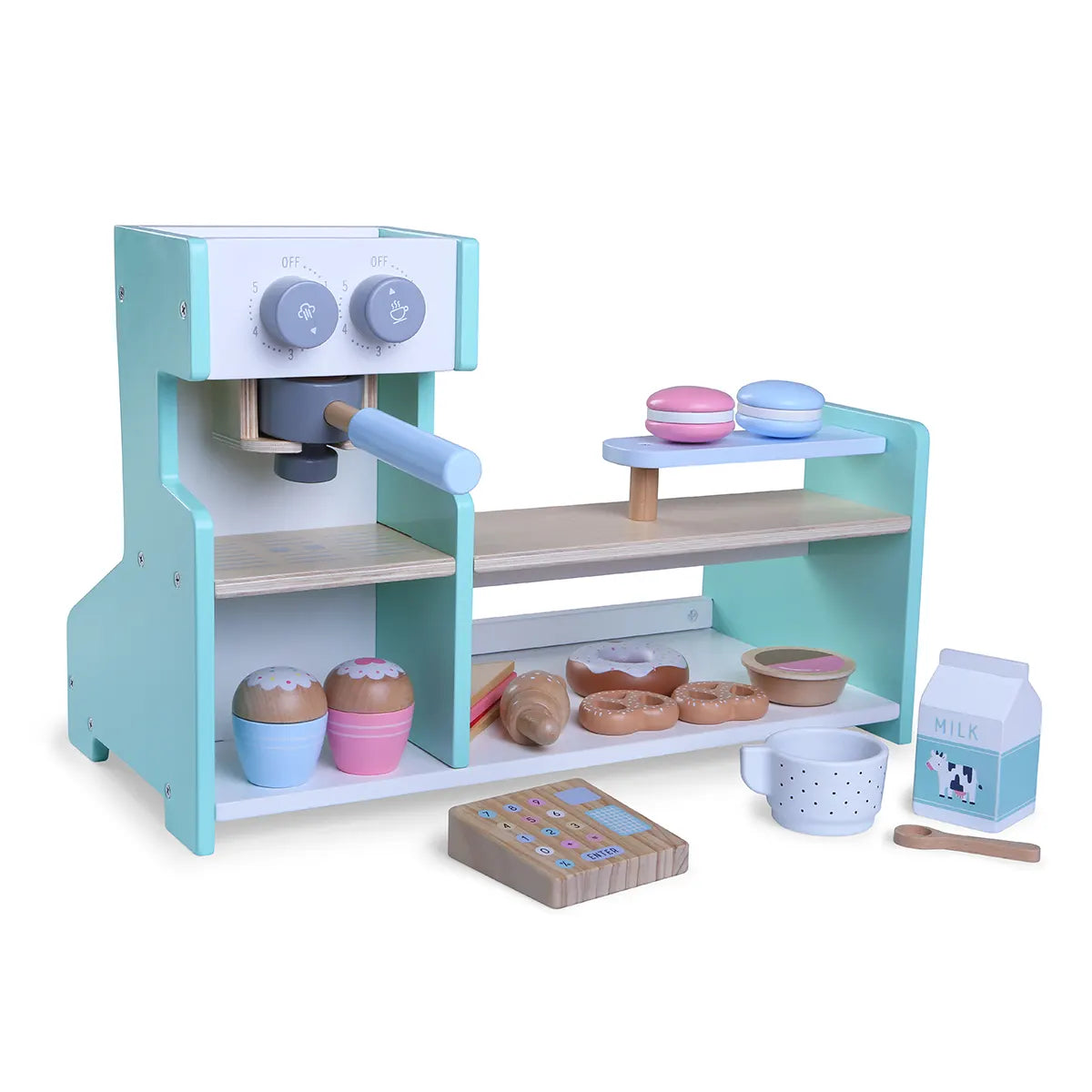 Edufun My coffee shop set - double side playing - Kiddy Zone
