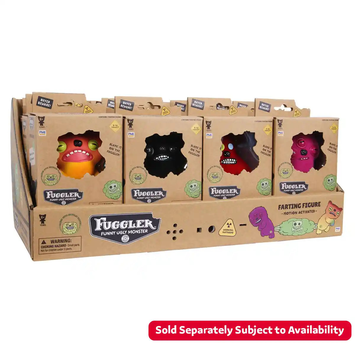 Fuggler Figure Farting 1pk 4asst B/O