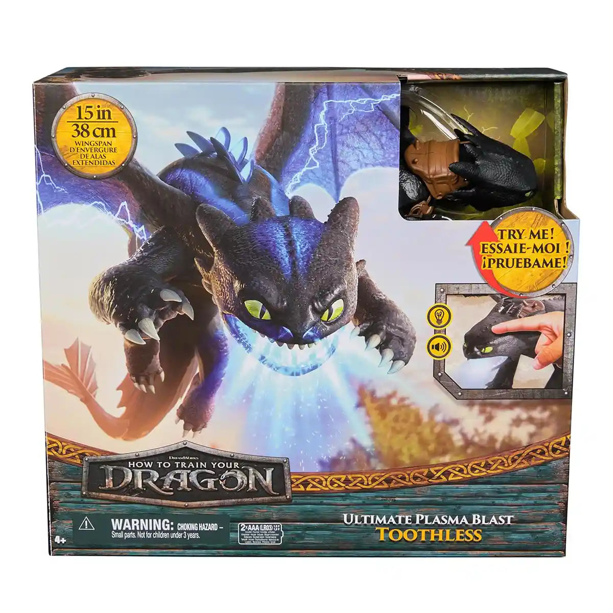 HTTY Dragon Movie Plasma Blast Nightfury - Kiddy Zone