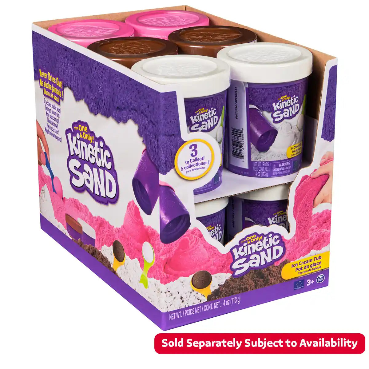 Kinetic Sand Ice Cream Tub - Kiddy Zone