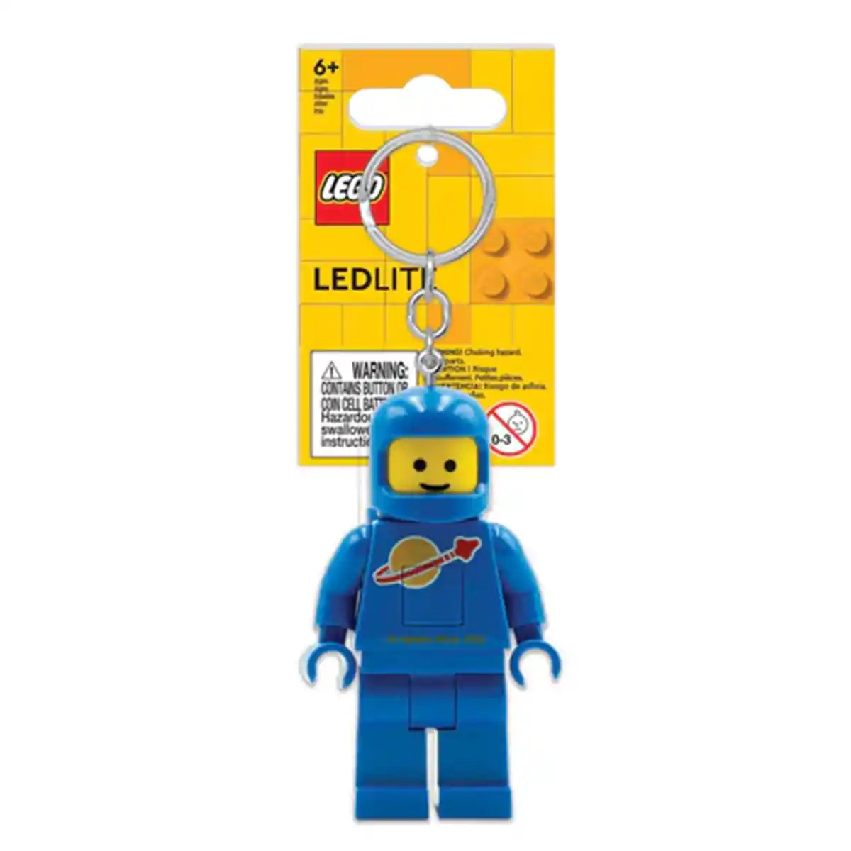 Lego IQ Minifigures Keychain Light Spaceman (Blue) - Kiddy Zone