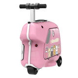 Airwheel SQ3 Pink, Fun Ride-On Suitcase with Lights & Music for Kids