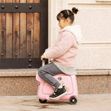 Airwheel SQ3 Blue, Fun Ride-On Suitcase with Lights & Music for Kids