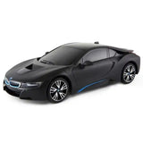 R/C 1:18 BMW i8 - Matt Black/ White