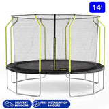 Plum 14ft Wave Springsafe Trampoline & Enclosure (3 Boxes)