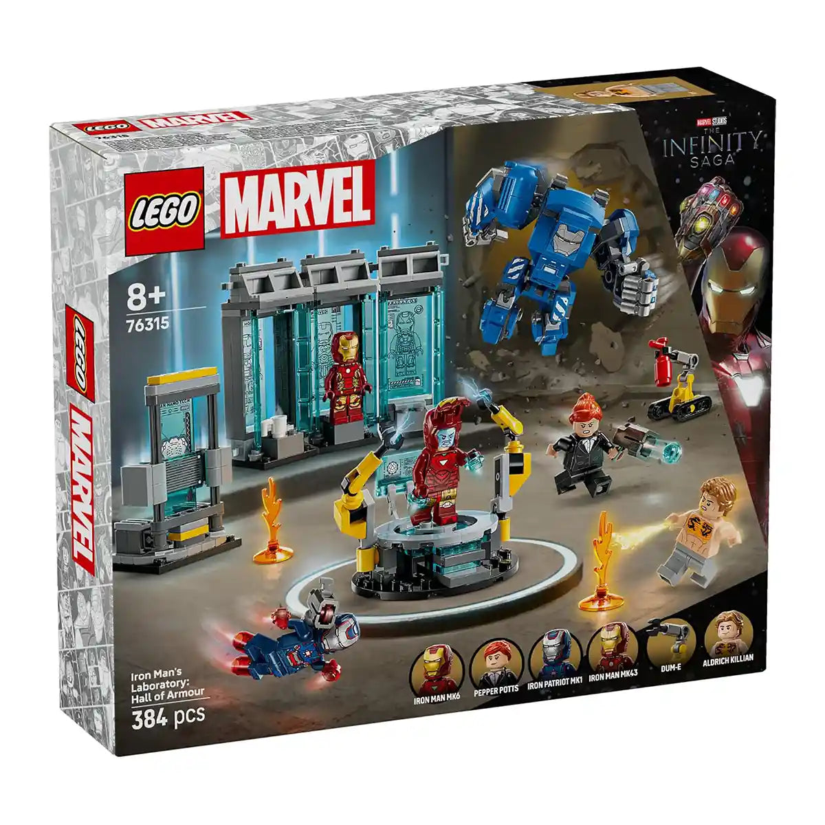 LEGO Marvel Iron Man's Laboratory: Hall of Armor 76315 - Kiddy Zone