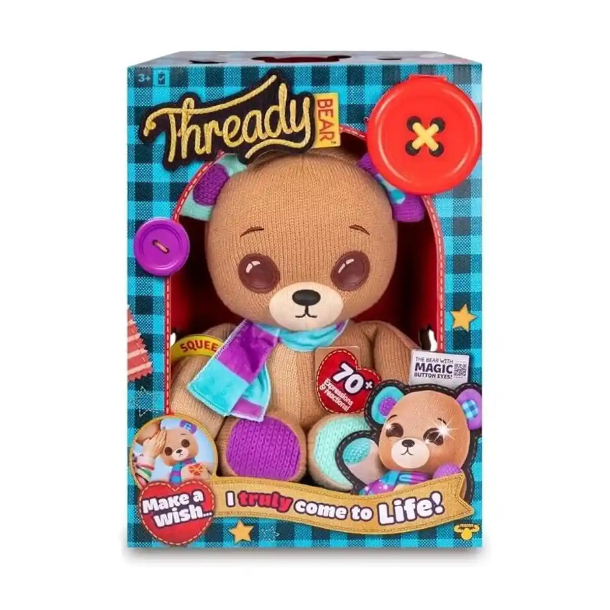 Thready Bear S/Pk - Kiddy Zone