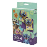 Disney 3d Arm Badns - Stitch - Packed In Color Box - 15 Cm Wide - Kiddy Zone