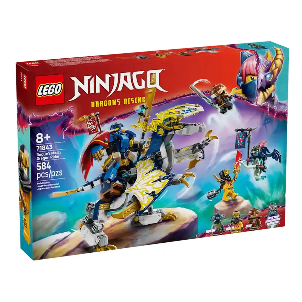 Lego Ninjago Rogue’S Mech Dragon Rider V29 71843