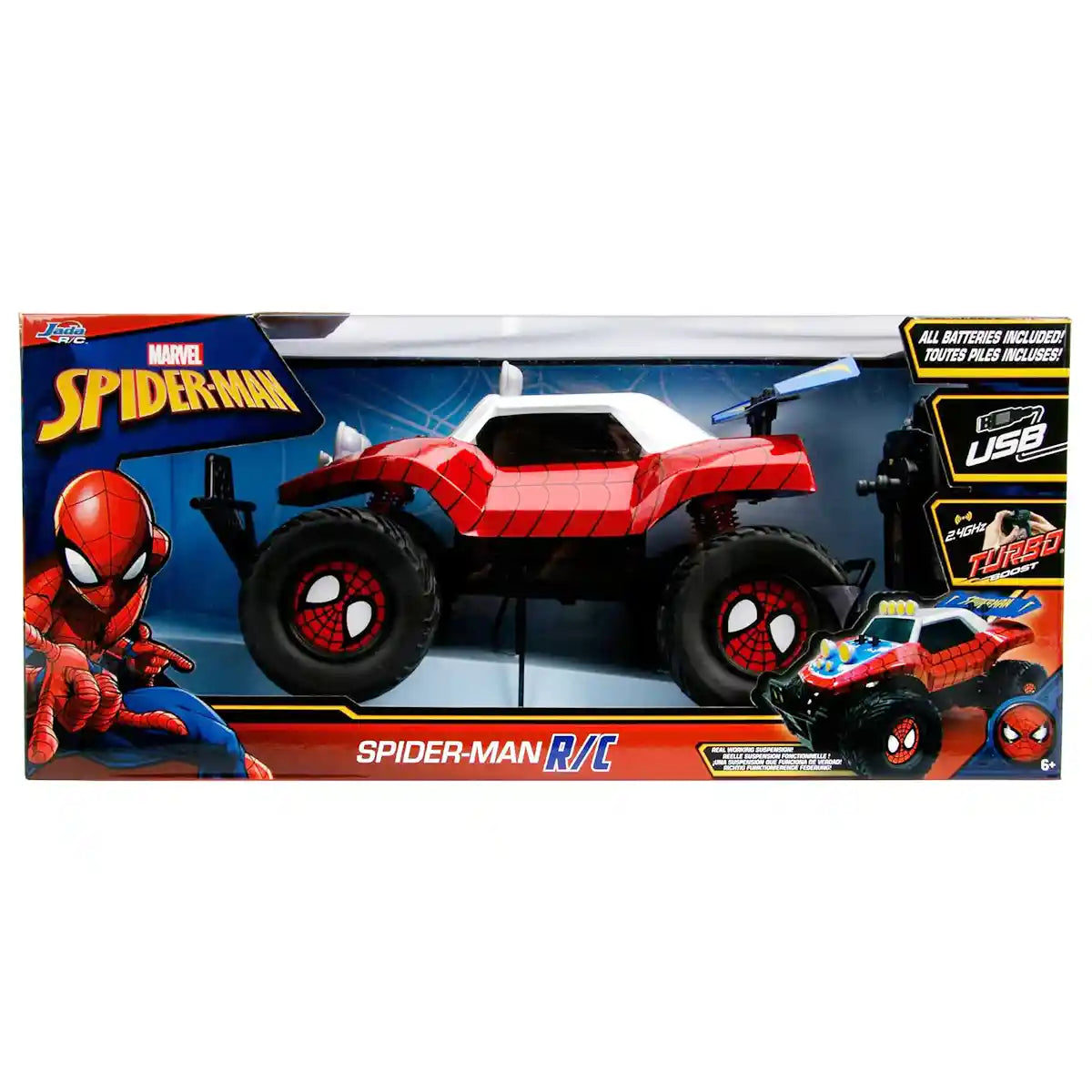 Jada - Marvel Rc Spiderman Spiderman Buggy 1:14
