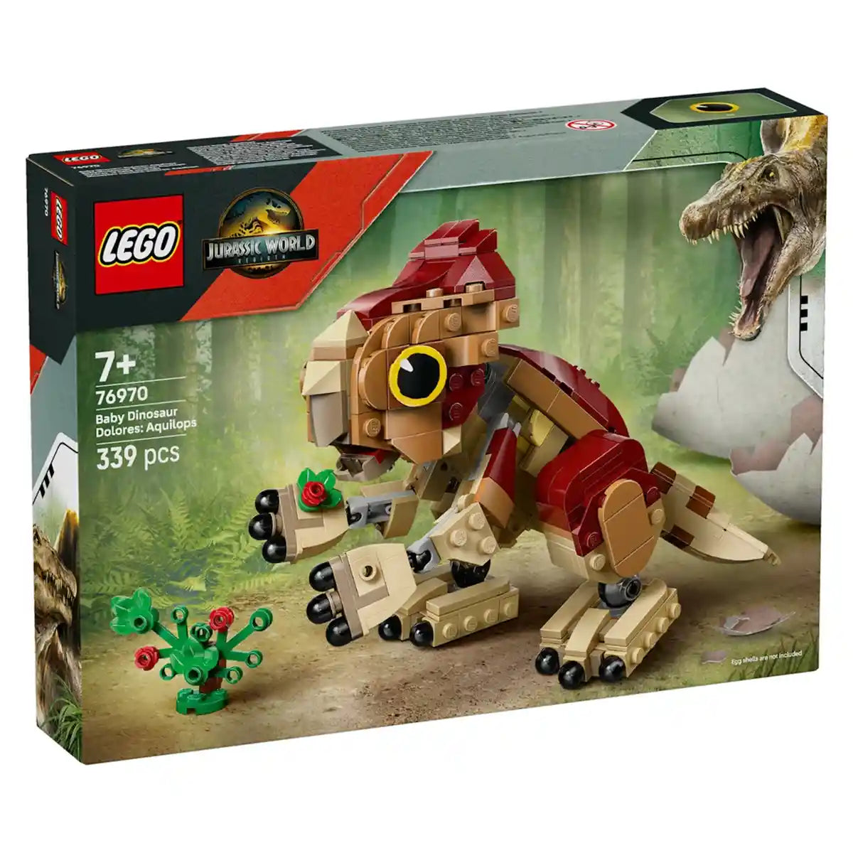 LEGO-Jurassic World 76970 Baby Dinosaur Dolores: Aquilops