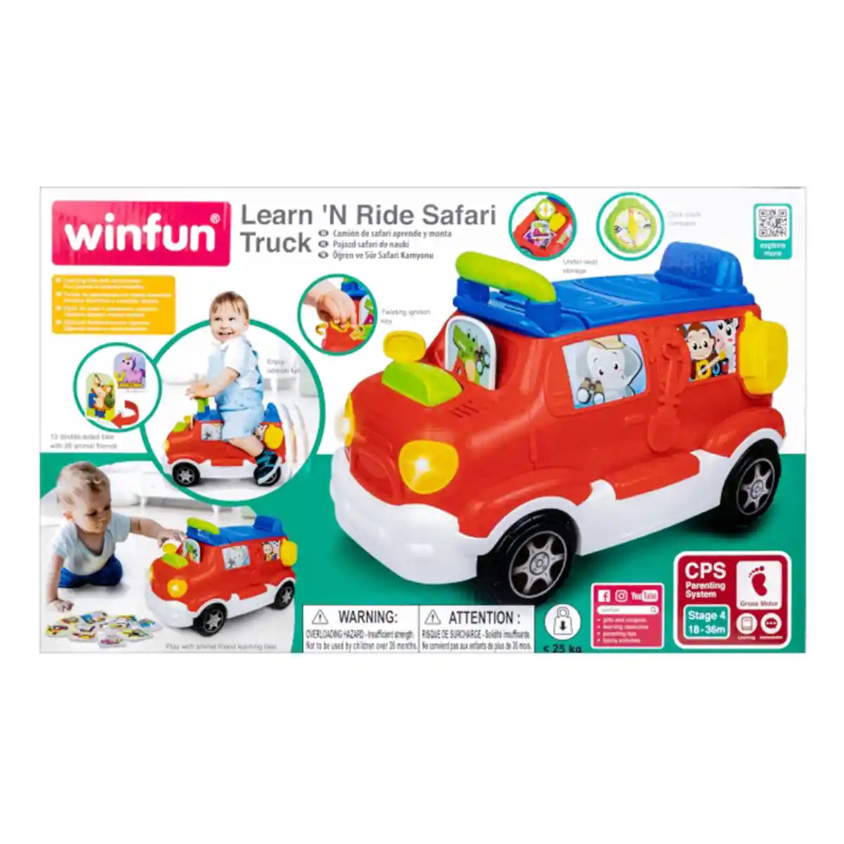 Winfun Learn 'N Ride Safari Truck