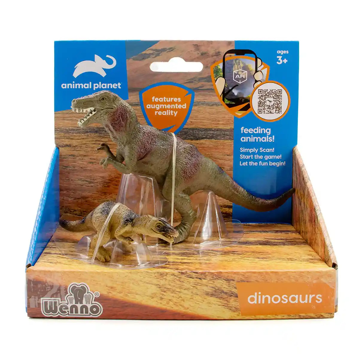 2 Pcs Tyrannosaurus In Open Touch Box - Kiddy Zone