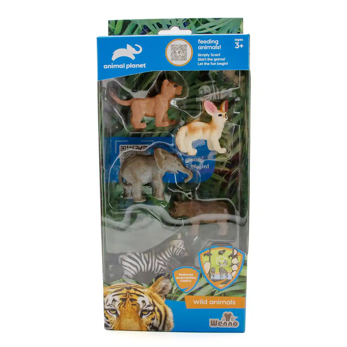 5 Pcs Wild Animal In Window Box - Kiddy Zone