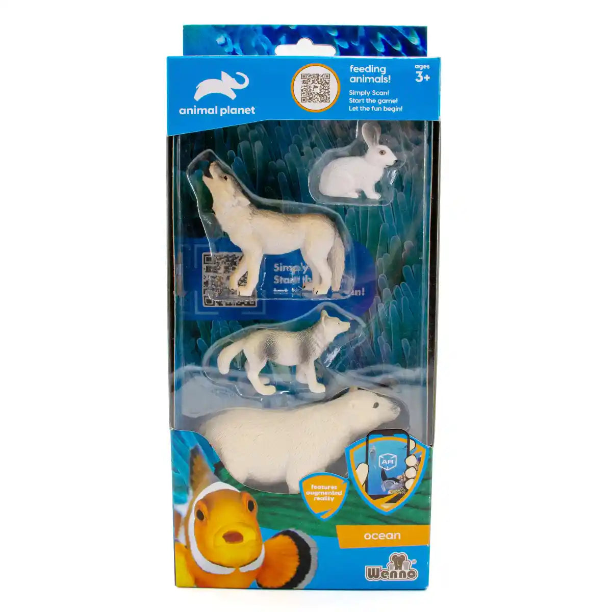4 Pcs Polar Animal In Window Box - Kiddy Zone