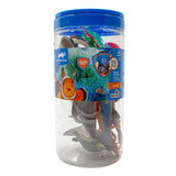13 Pcs Ocean Animal Playset In Bucket - Kiddy Zone
