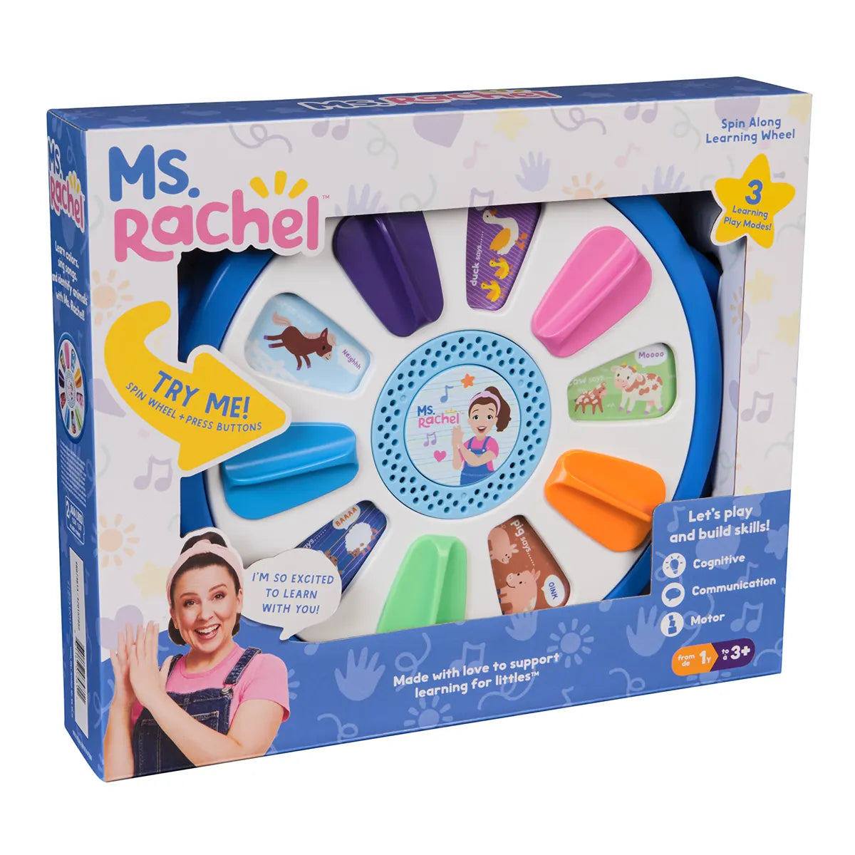 Ms. Rachel Spin Along Sing LearningWheel - Kiddy Zone