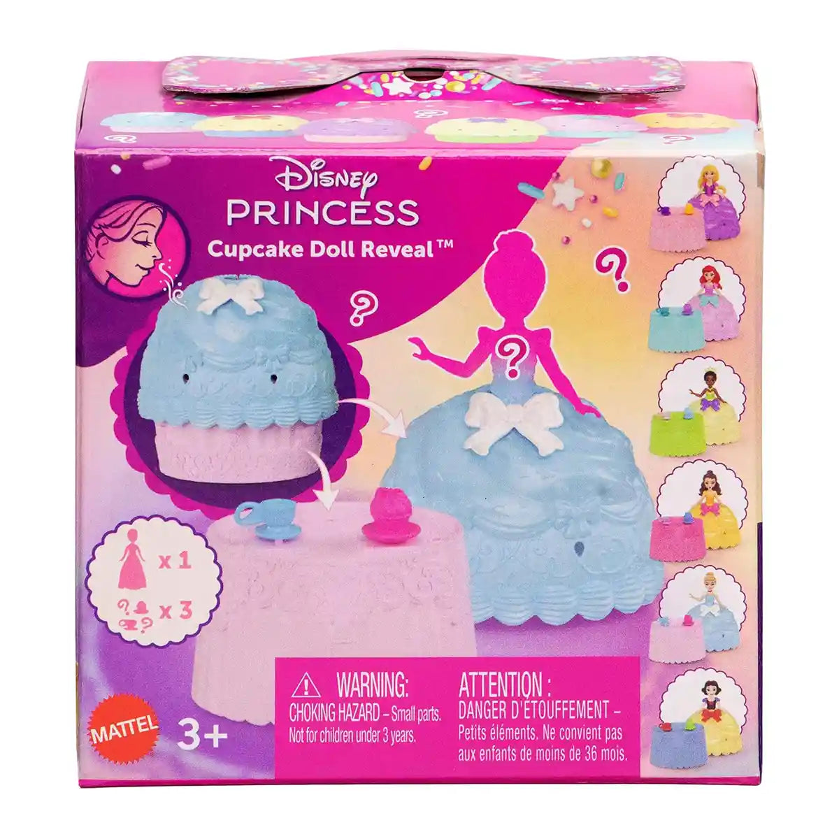 Disney Princess Small Doll Cupcake Reveal - CDU - Kiddy Zone