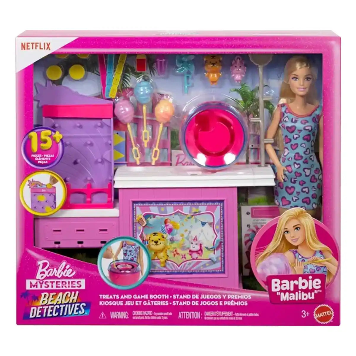 Barbie Mysteries - Cotton Candy & Game Playset - Kiddy Zone