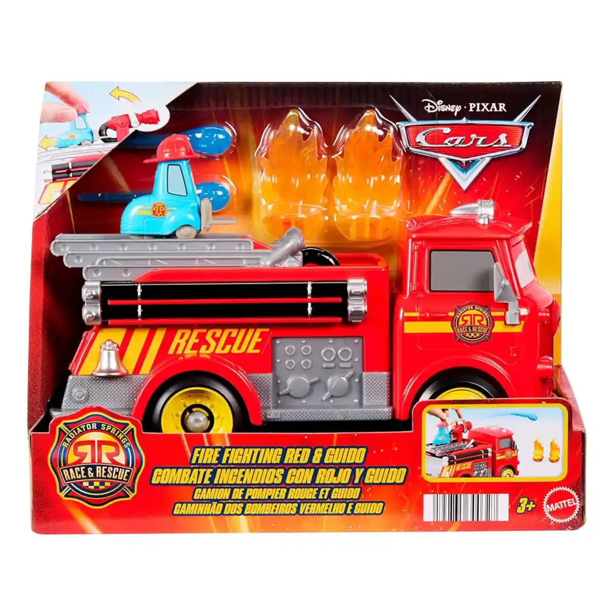 Disney Cars Radiator Springs Race & Rescue Hero Red