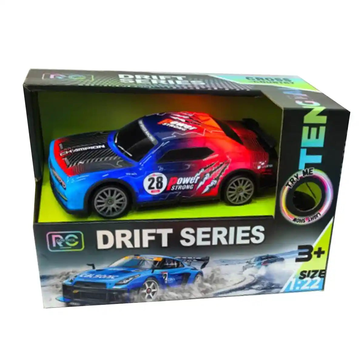 R/C Car Drift Series With 2.4g - 1:22 Pvc -3yrs+ - Kiddy Zone