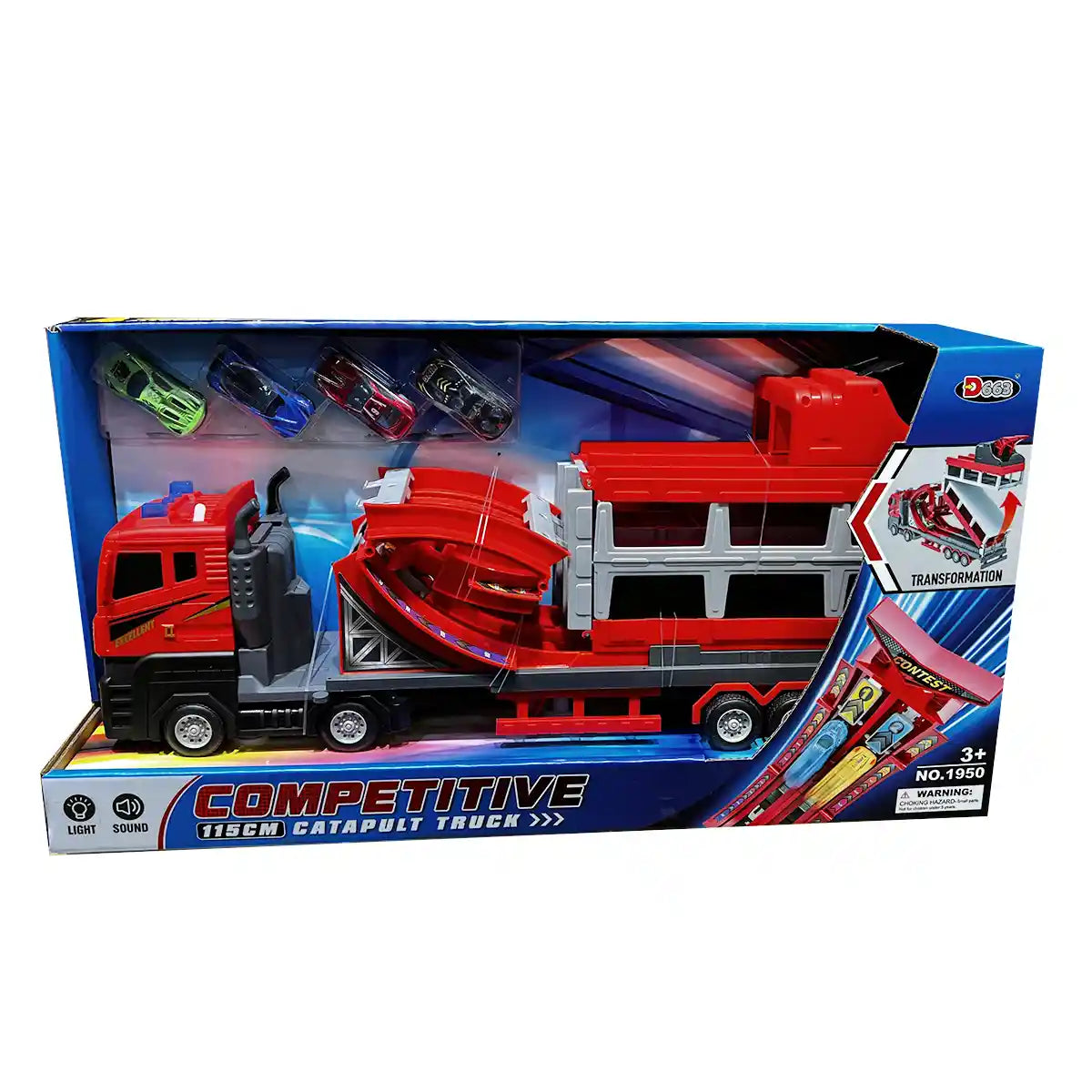 Competitive Deformation 115CM Catapult Truck 3YRS+