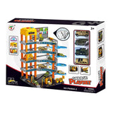 Parking Lot with 4 Plastic Cars, Sliding (55PCs) 3YRS+